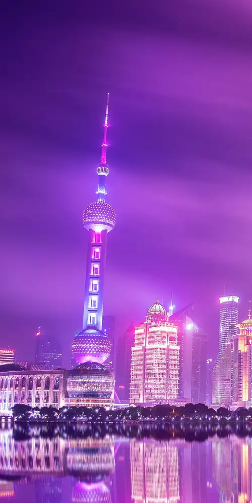 东方明珠塔上海中心大厦