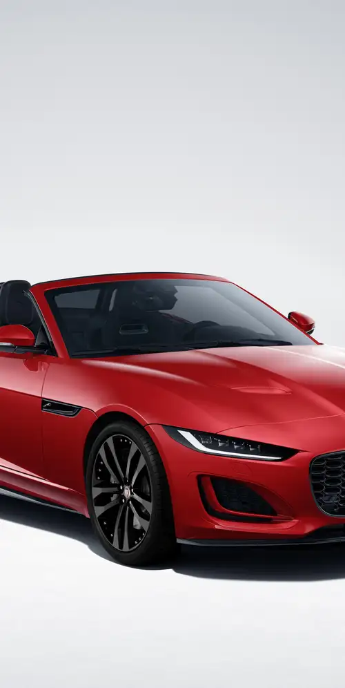 捷豹F-Type R动态黑色敞篷车