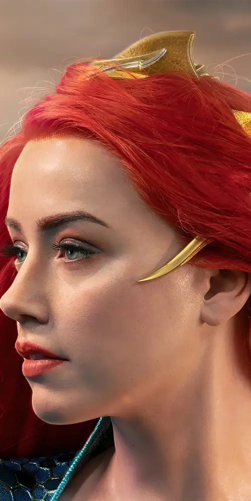 Amber Heard在《Aquaman》中饰演Mera
