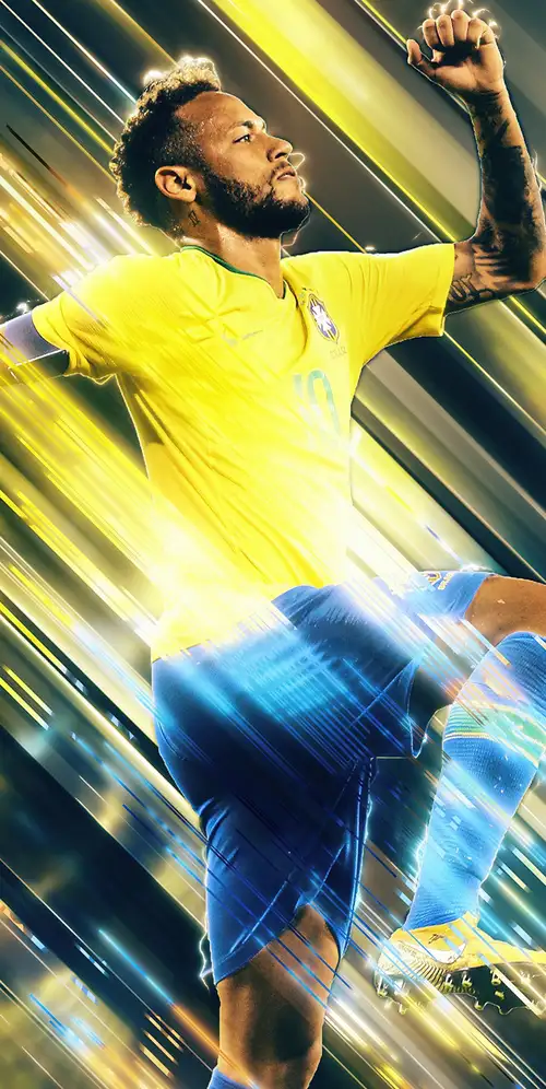 Neymar Jr抽象背景