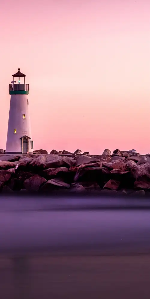 灯塔粉红时刻