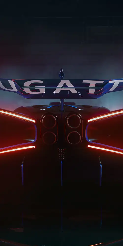 布加迪Bolide后视图