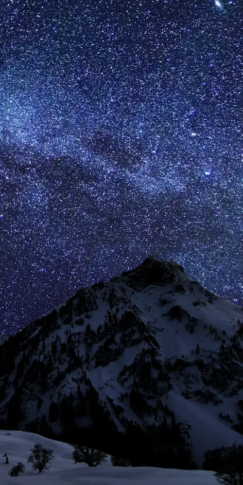 冰川山脉银河系