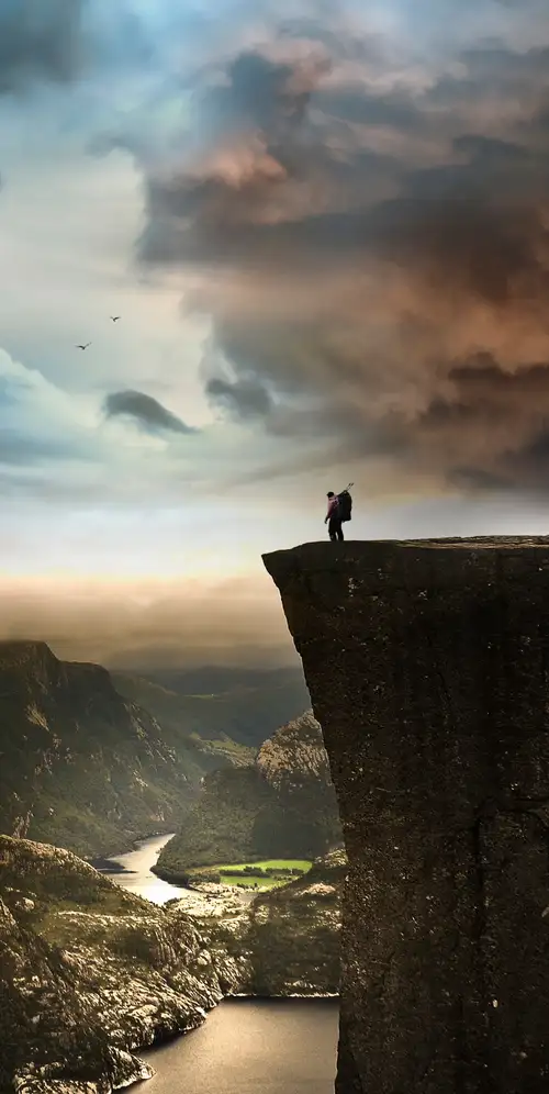 Pulpit Rock Preikestolen悬崖