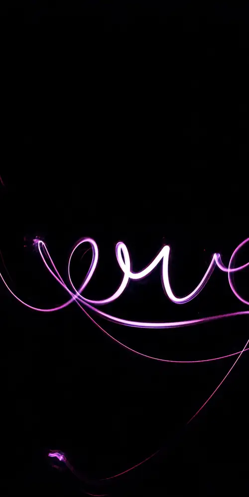 爱情文本黑色背景