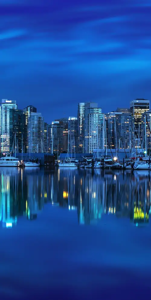 温哥华市高豪港