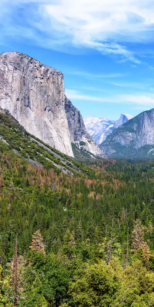 约塞米蒂国家公园山脉