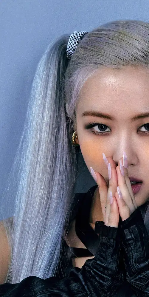 K-pop偶像玫瑰（黑粉色）