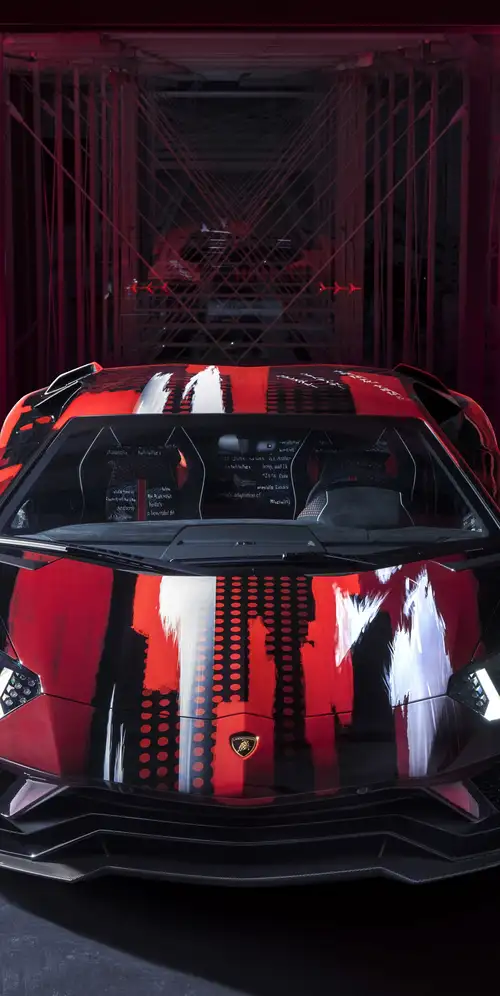 山本耀司的兰博基尼Aventador S