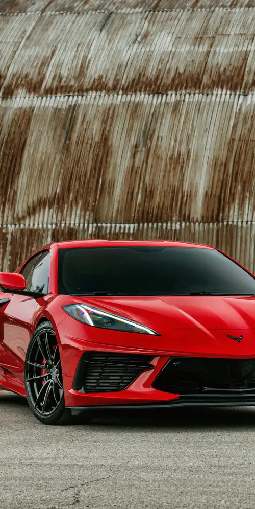 雪佛兰Corvette红色轿车