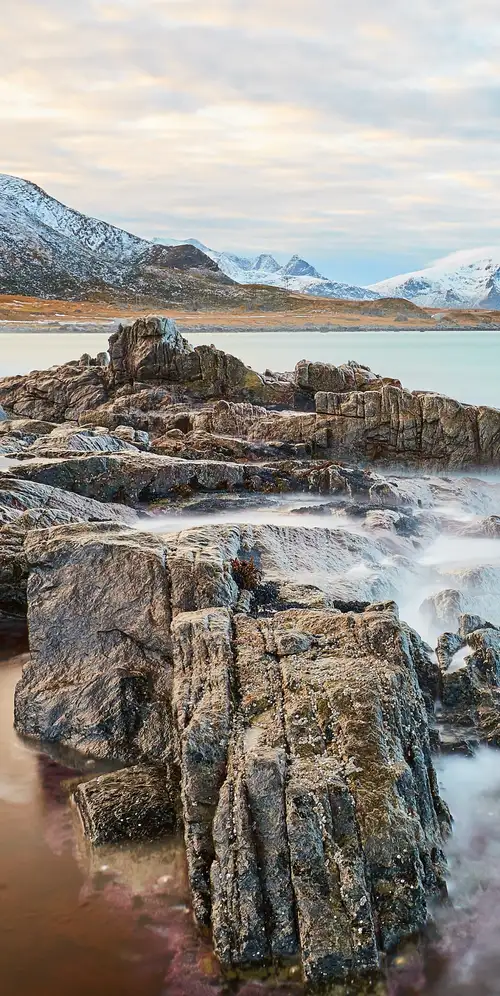 斯卡桑登海滩悬崖