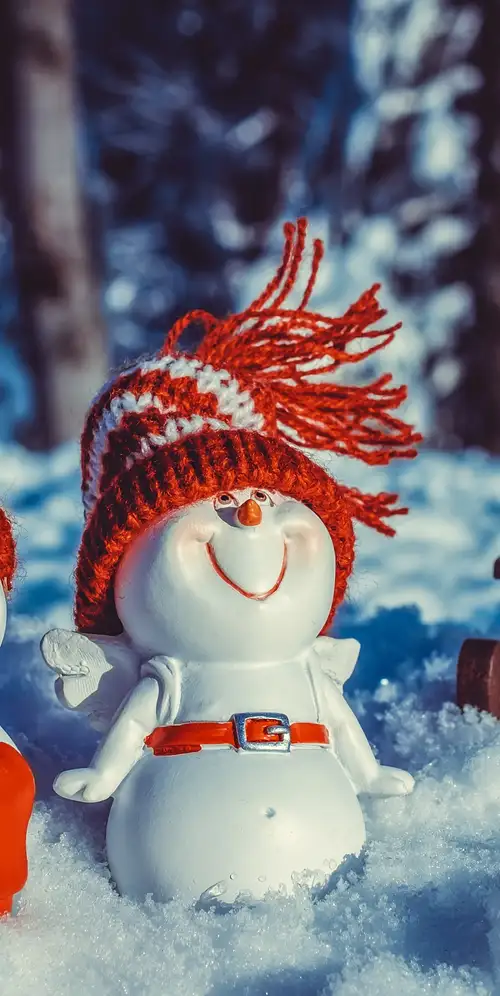 雪人可爱的身材