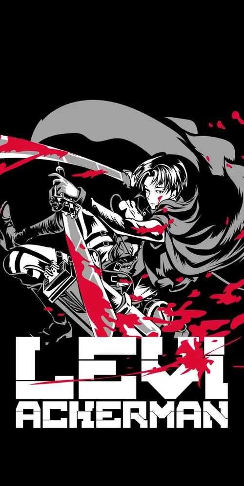 Levi Ackerman黑色背景
