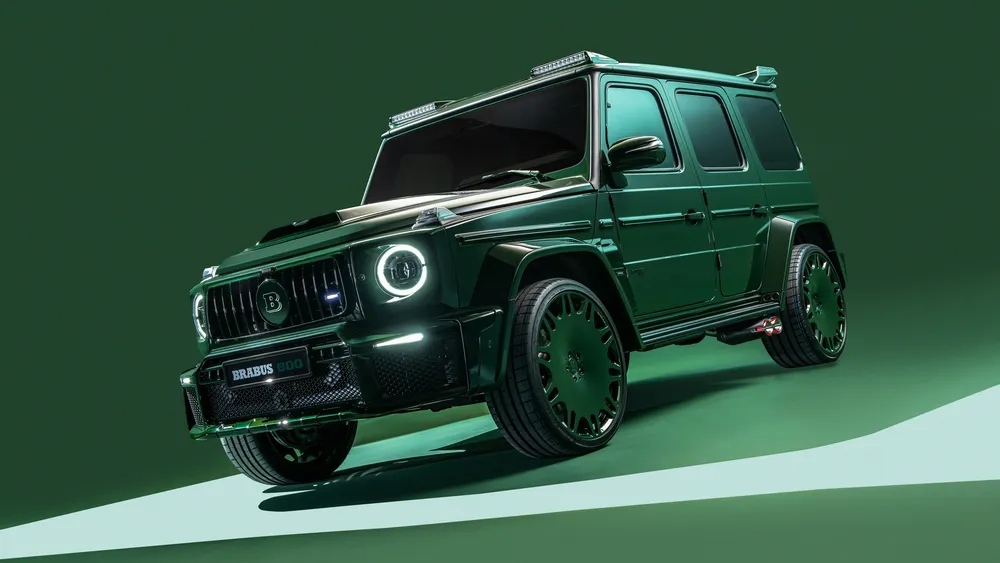 Brabus 800平均绿色4K电脑壁纸