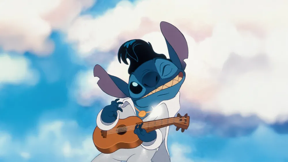 Stitch Ukulele4K电脑壁纸