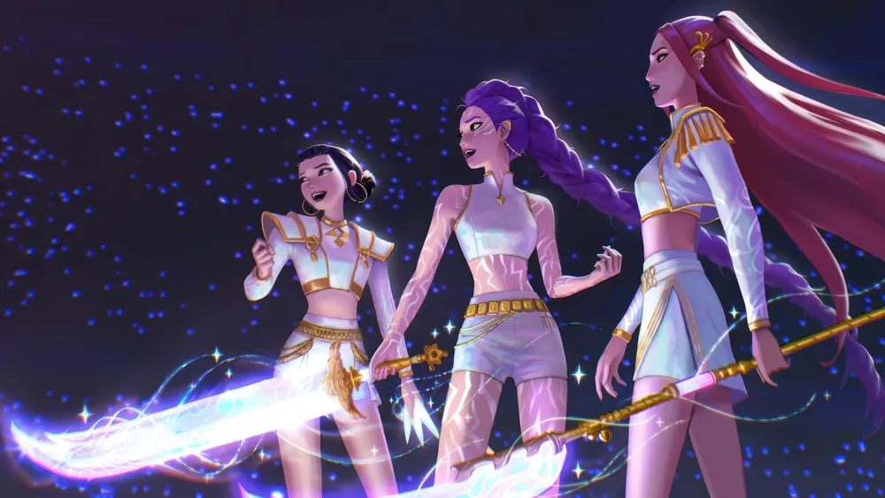 Huntrix KPop恶魔猎人4K电脑壁纸