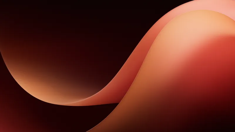 微软Surface Duo 2橙色背景