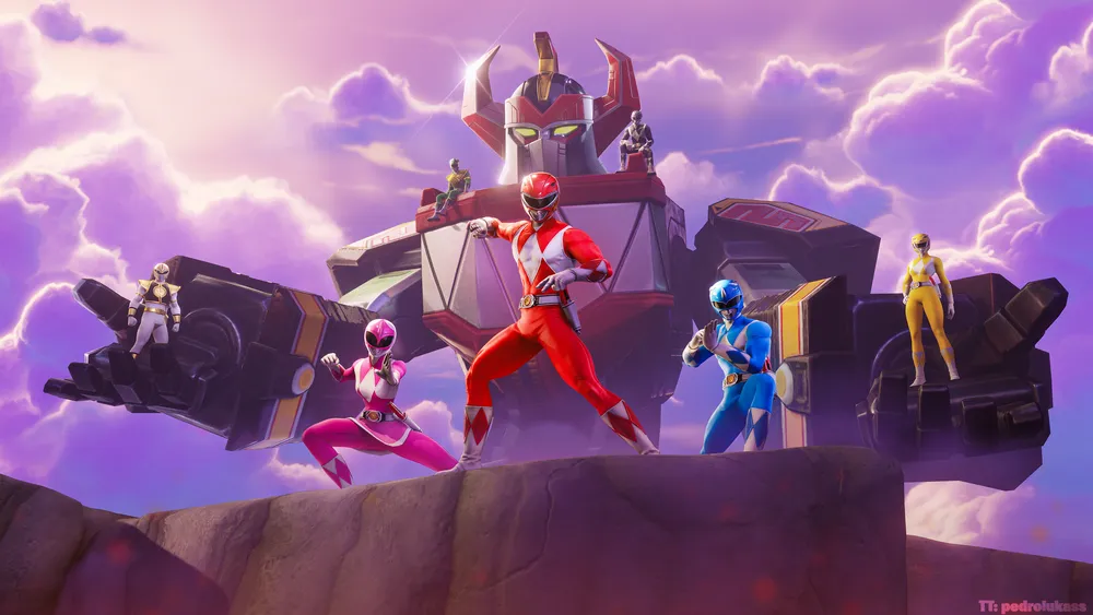 Power Rangers Fortnite4K电脑壁纸