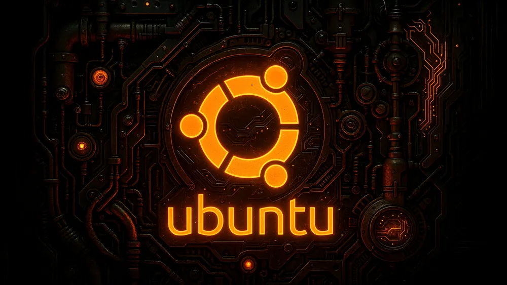 ubuntu霓虹标志4K电脑壁纸