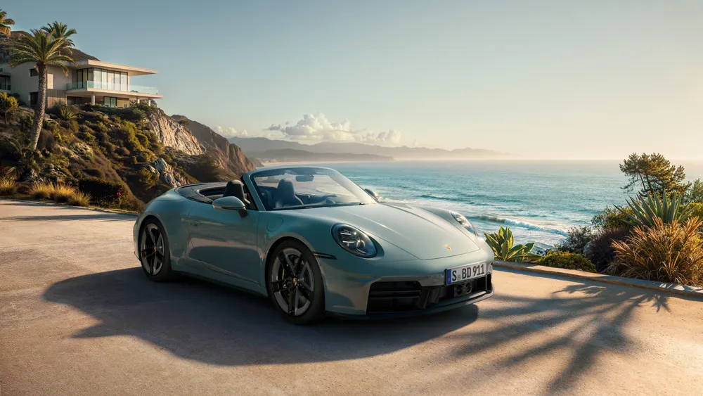 保时捷911 Carrera 4S敞篷车20254K电脑壁纸