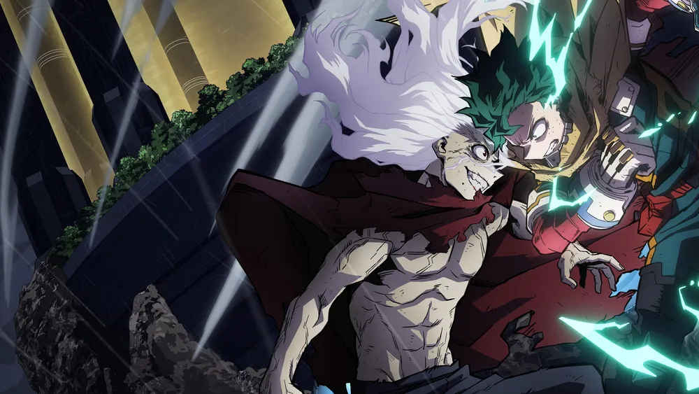 Izuku Midoriya vs滋崎Tomura第七季4K电脑壁纸