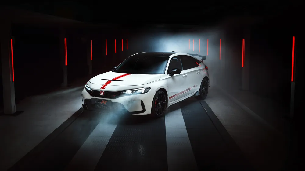 本田Civic Type R赛车黑色套装4K电脑壁纸