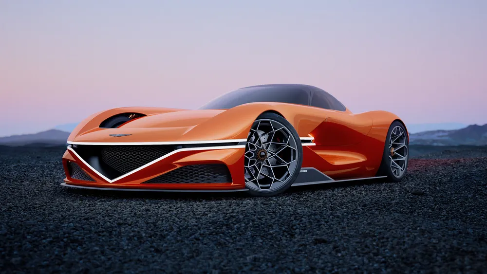 Genesis X Gran Racer Vision Gran Turismo概念车4K电脑壁纸