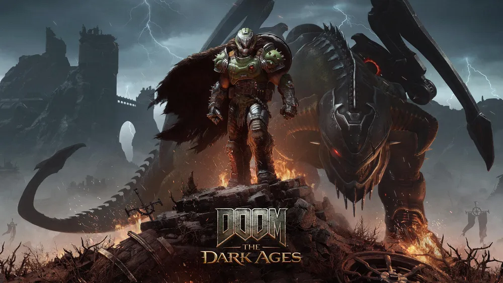 DOOM：黑暗时代封面艺术4K电脑壁纸