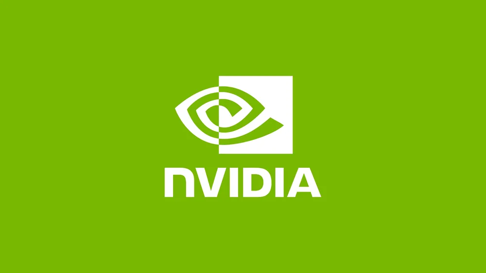 Nvidia徽标绿色背景4K电脑壁纸