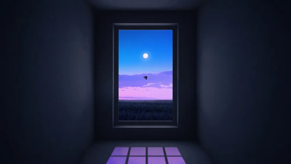 孤独的月亮