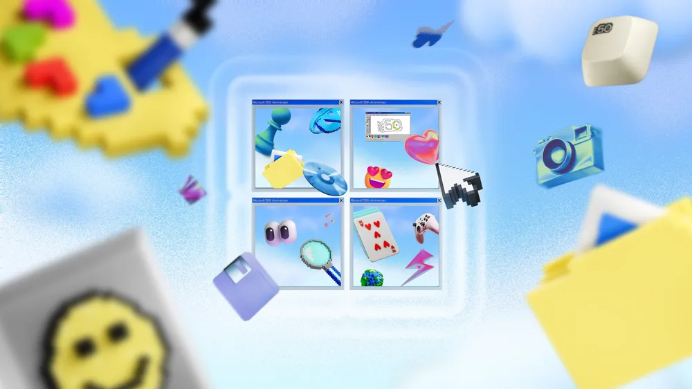 微软Windows Retro4K电脑壁纸