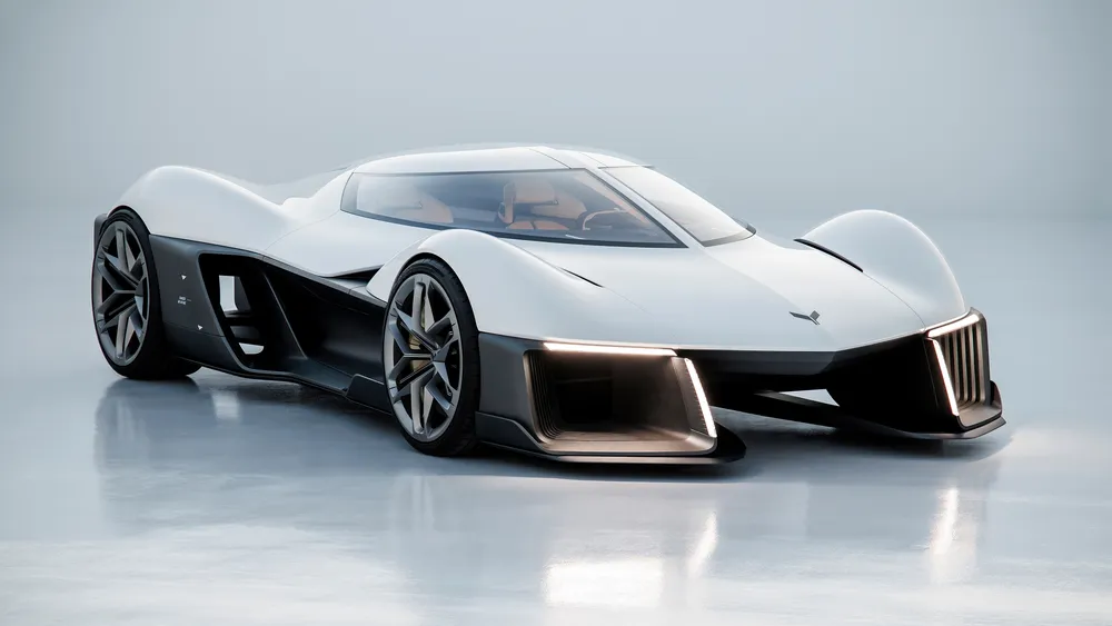 雪佛兰Corvette概念车4K电脑壁纸