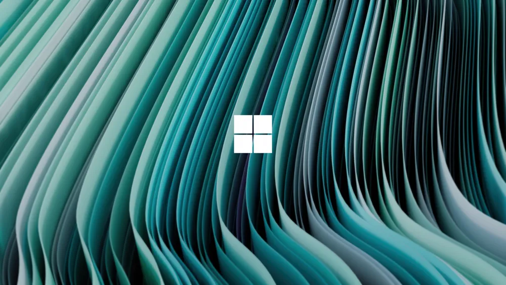 Windows 11青色摘要4K电脑壁纸