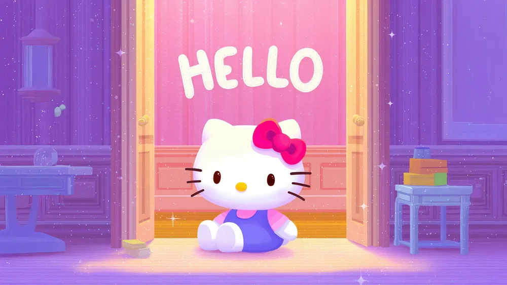 Hello Kitty美学4K电脑壁纸