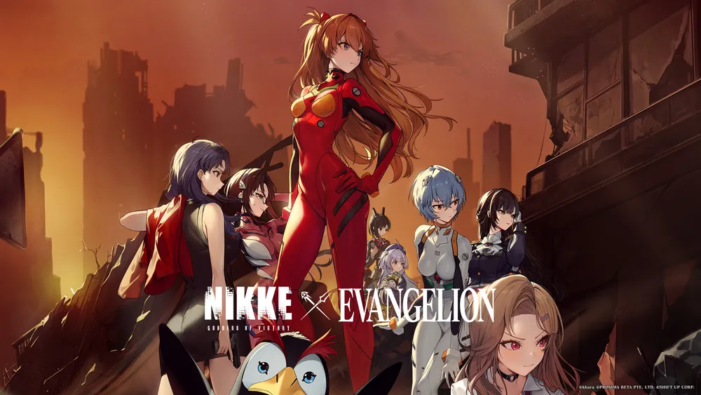 胜利女神：Nikke x Evangelion 20254K电脑壁纸