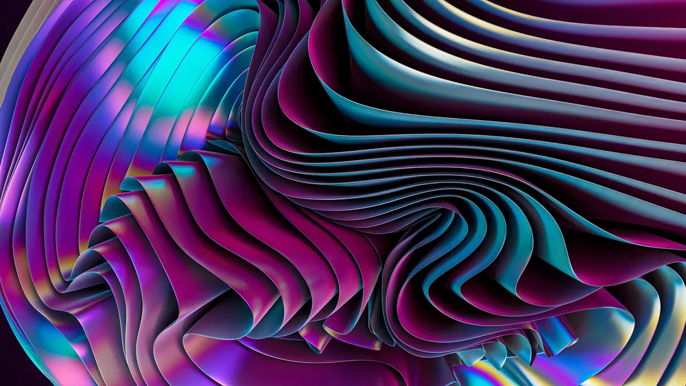 全息图层4K电脑壁纸