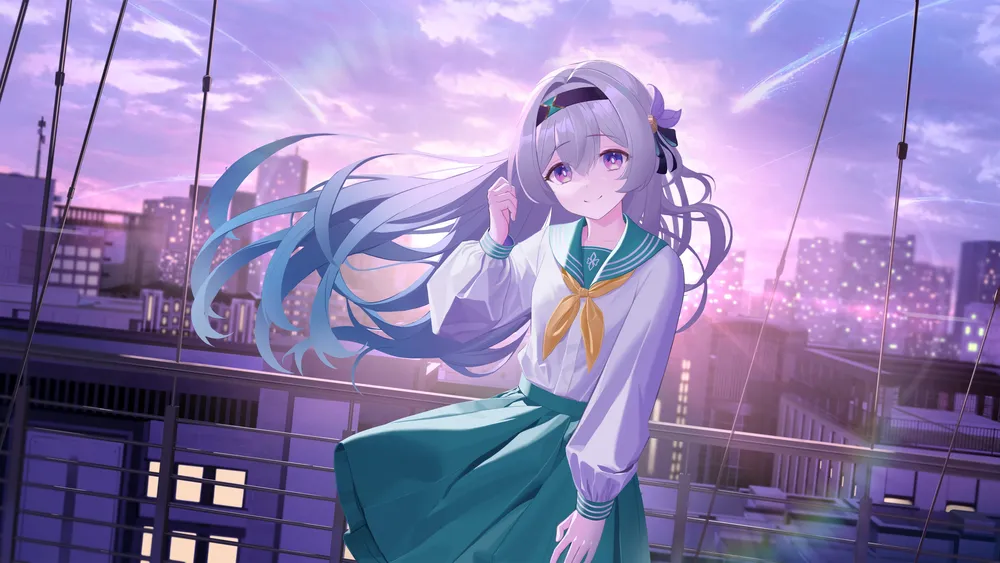 萤火虫（Honkai：星轨）动漫女孩4K电脑壁纸