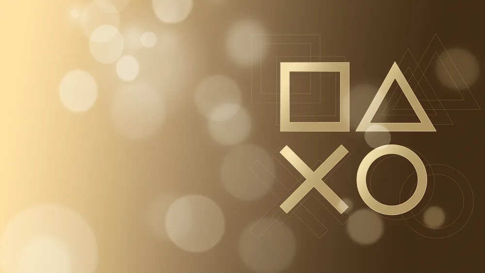 PlayStation控制器符号4K电脑壁纸