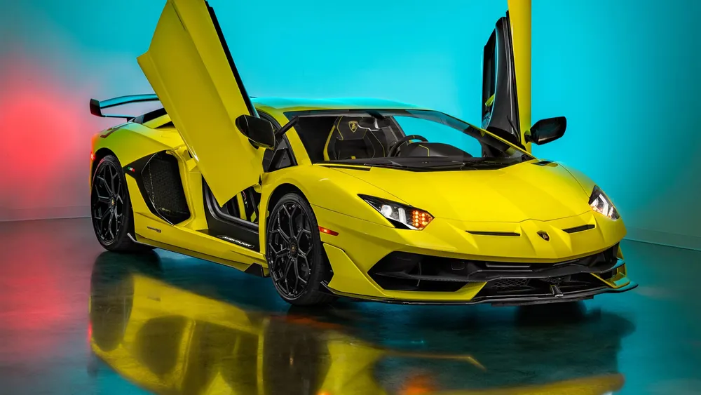兰博基尼Aventador SVJ垂直4K电脑壁纸