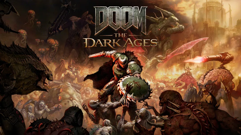 DOOM：黑暗时代封面艺术4K电脑壁纸