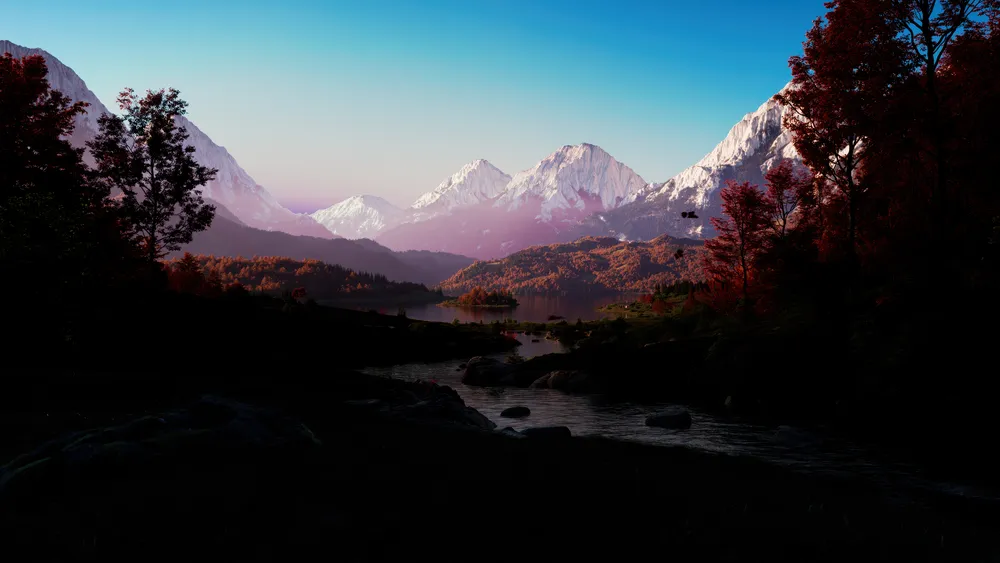 山脉景观