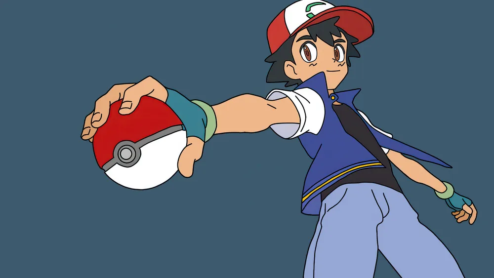 Ash Ketchum扑克4K电脑壁纸