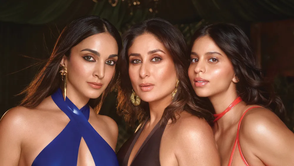 Kiara Advani、Kareena Kapoor和Suhana Khan4K电脑壁纸