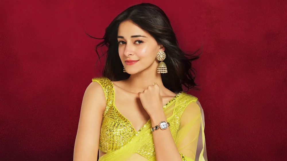 Ananya Panday Saree4K电脑壁纸
