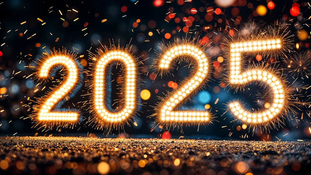 2025新年闪闪发光4K电脑壁纸