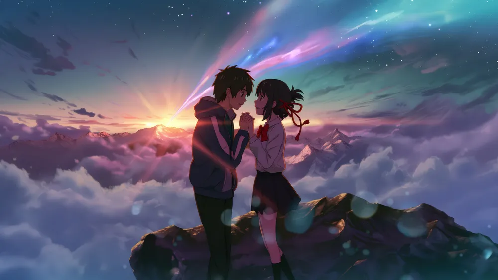Kimi no Na wa情侣4K电脑壁纸