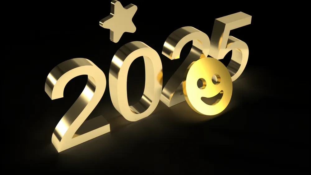 2025新年微笑4K电脑壁纸