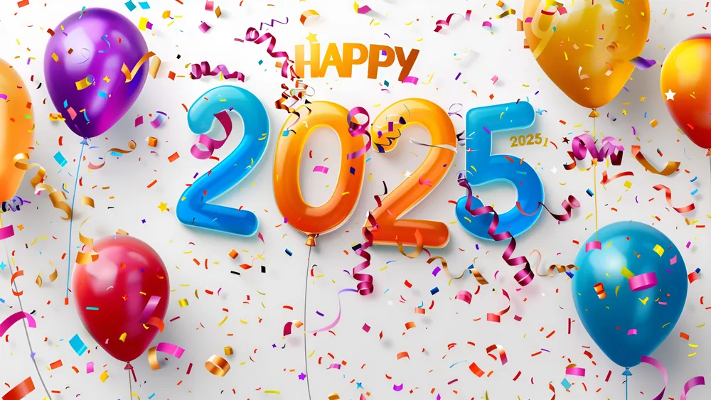 2025年节日快乐4K电脑壁纸