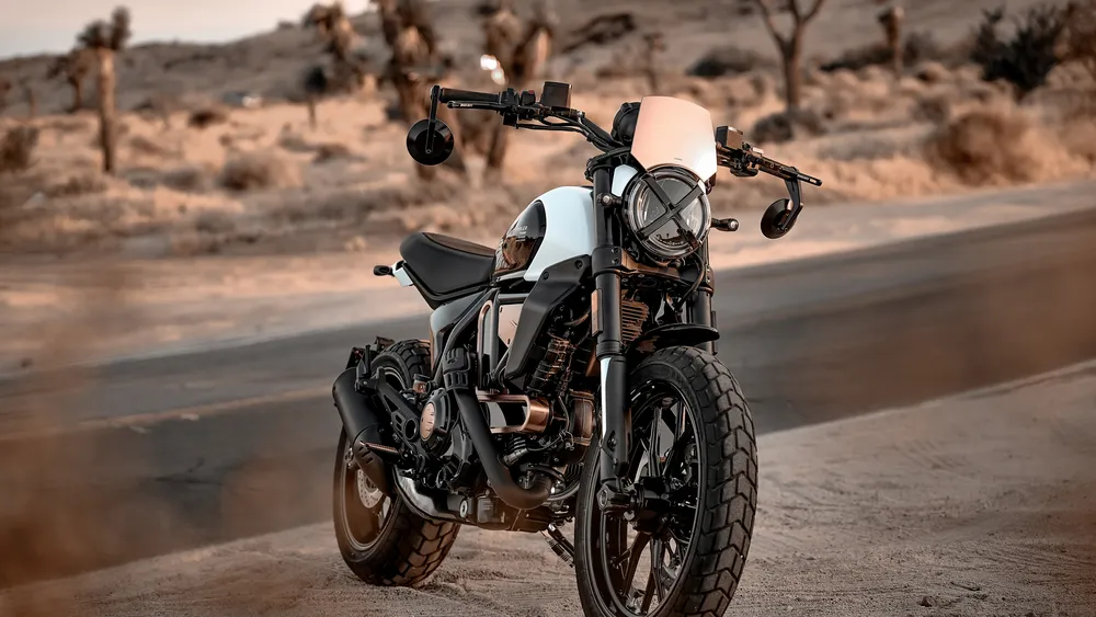 杜卡迪Scrambler周年纪念版4K电脑壁纸