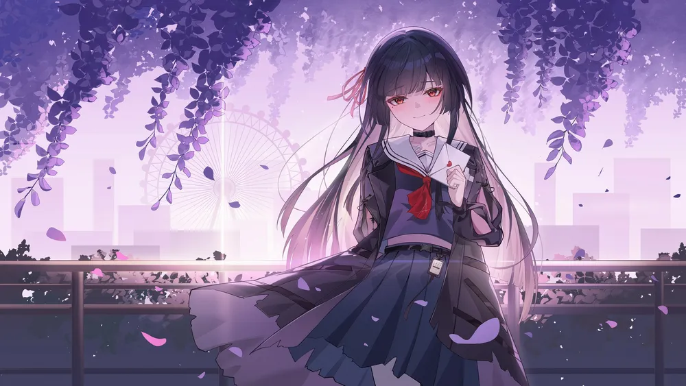 Chisa（呼啸的波浪）动漫女孩4K电脑壁纸